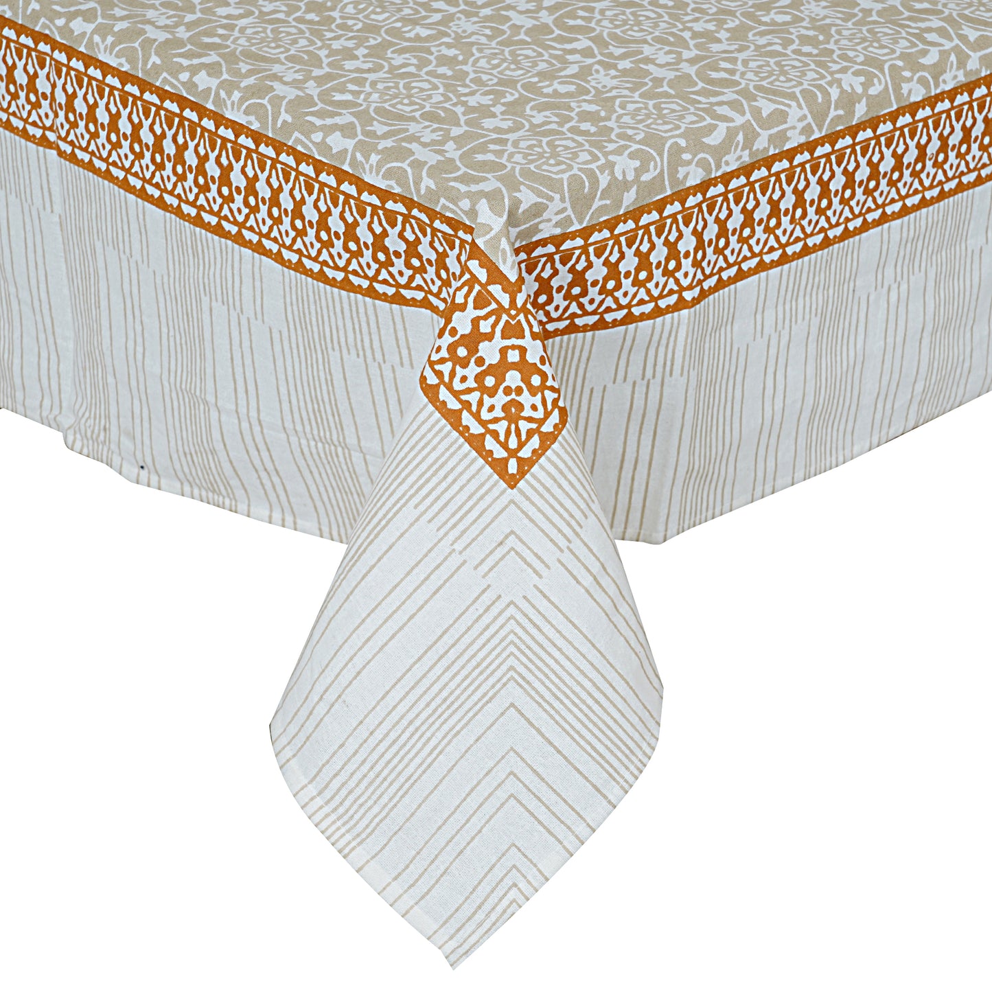 Yellow Floral Single Bedsheet (90 x 60 Inches)