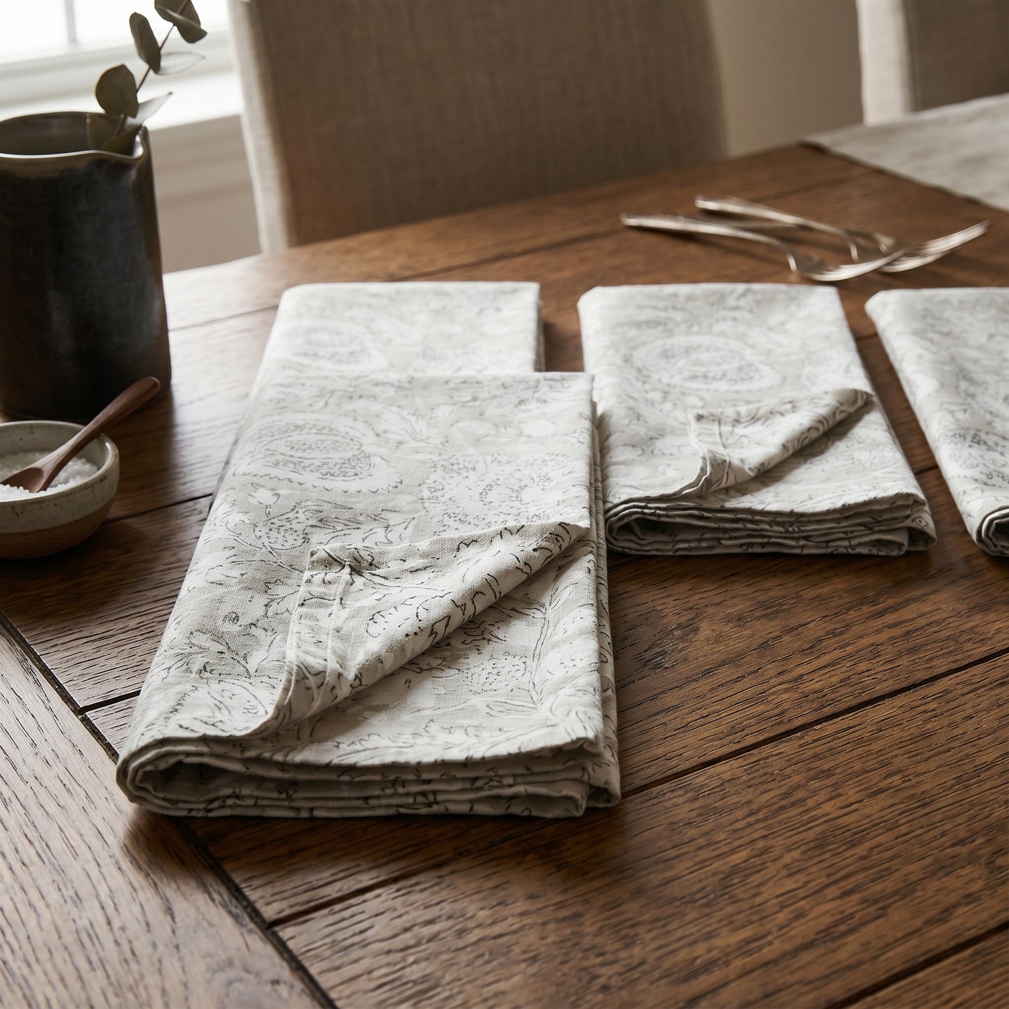 Set of 6 Cotton Cambric Napkins