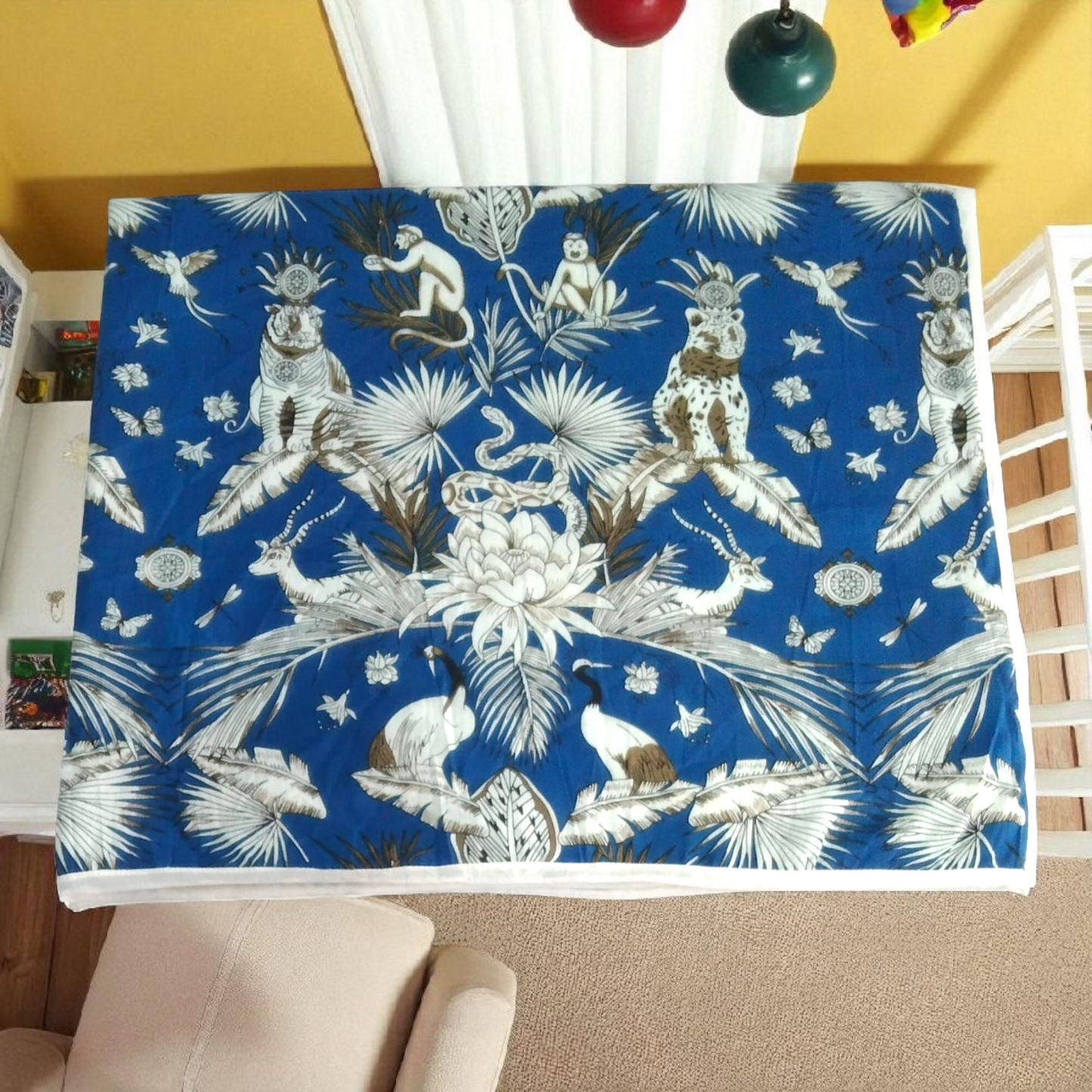 Baby dohar/ ac quilt Mystic blue