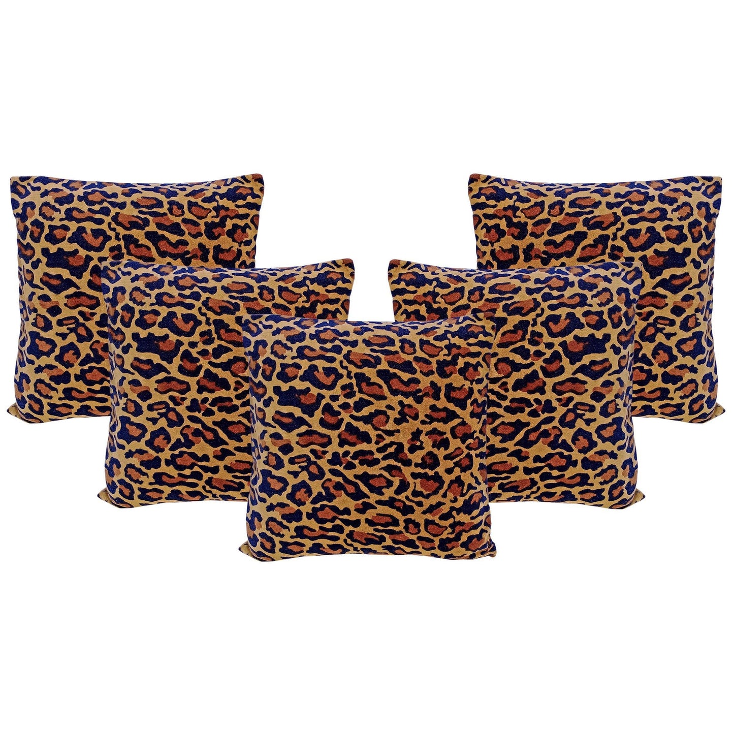 Leopard Print Velvet Cushion Cover - The Teal Thread