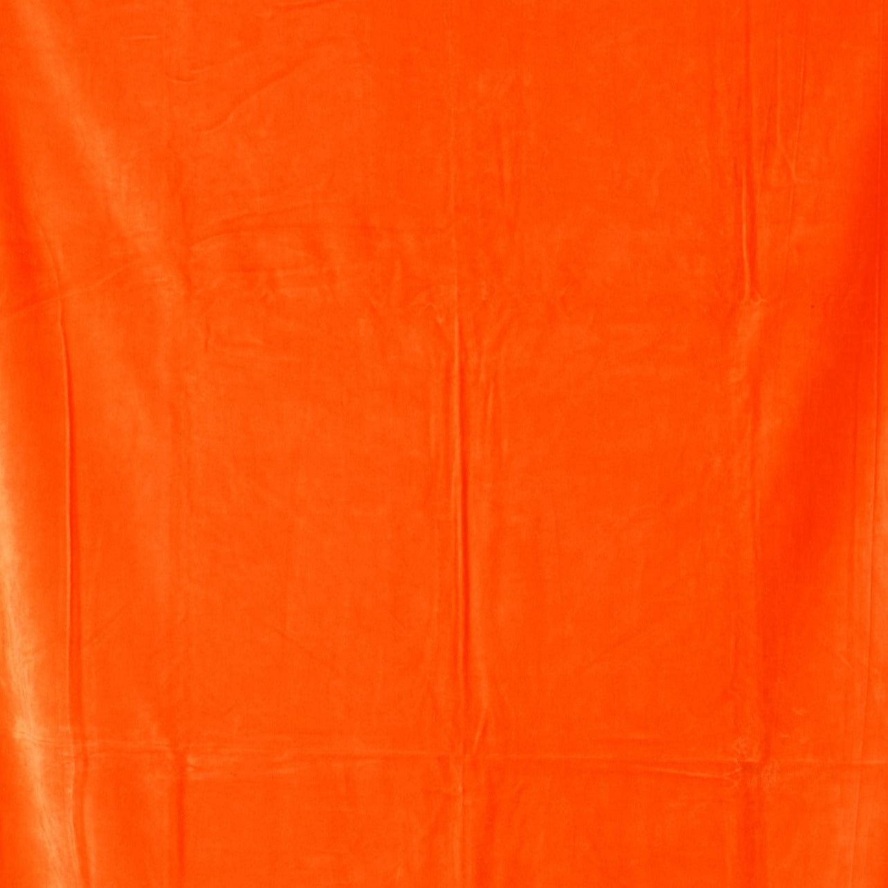 Solid Color Velvet Fabric for Upholstery-Bright Orange - The Teal Thread