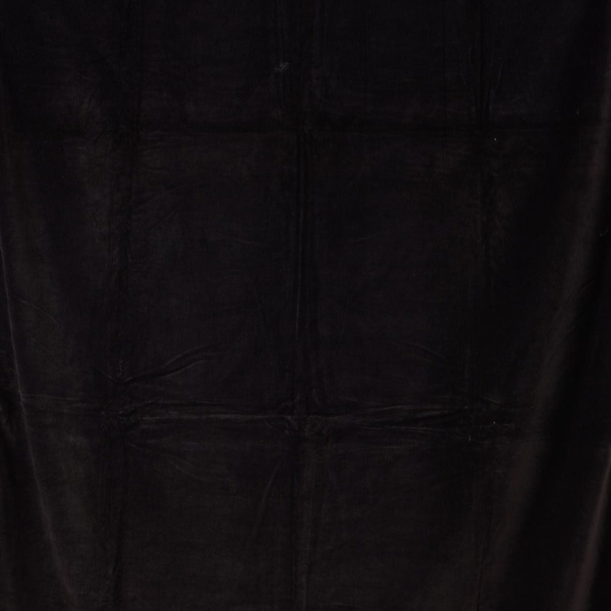 Solid Color Velvet Fabric for Upholstery- Black - The Teal Thread