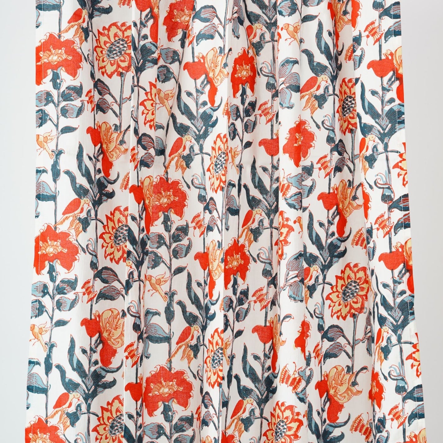 Refreshing vibes cotton cambric width 44 inches Fabric per meter