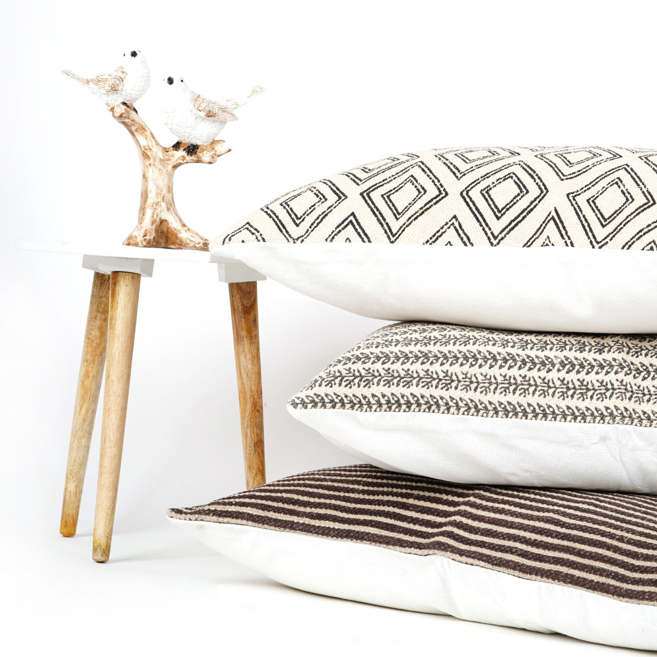 Rug Cushion Cover- Stripes - The Teal Thread