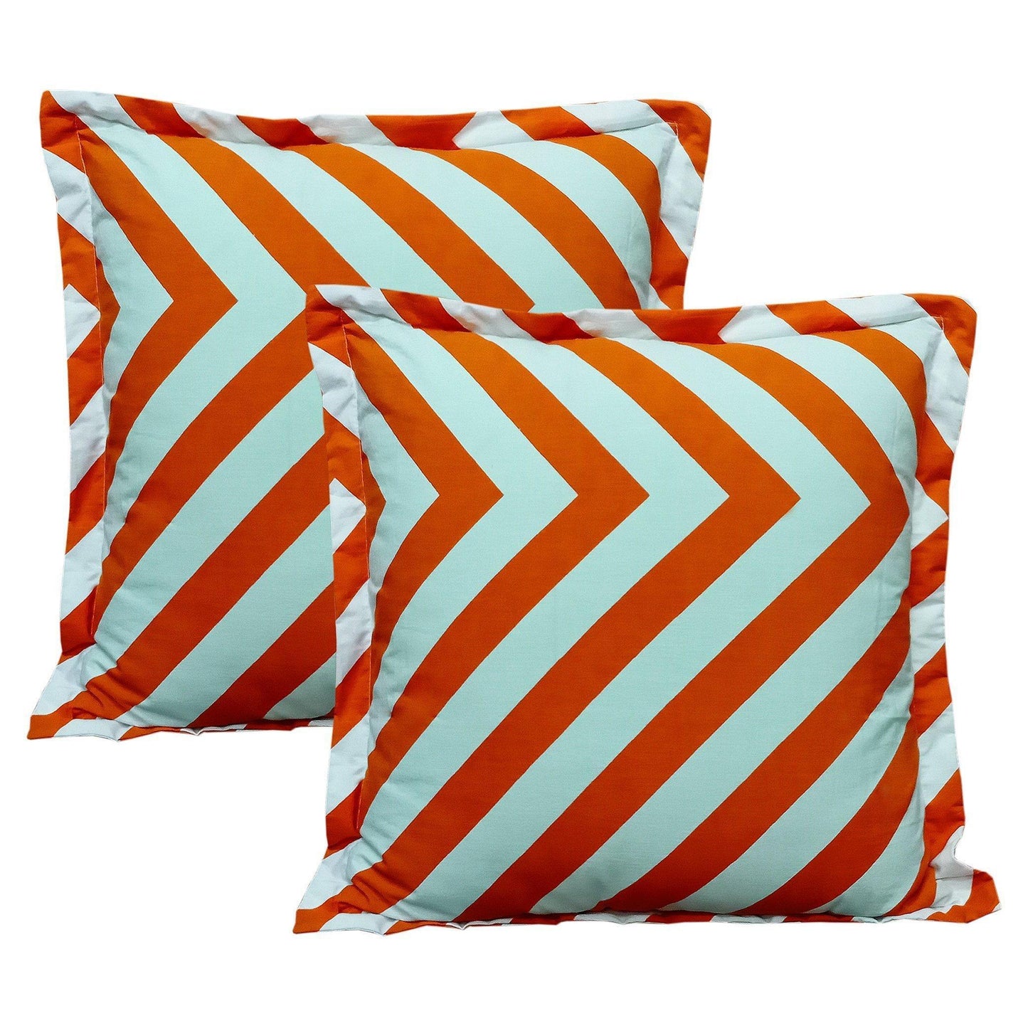 Set of 2 All Sizes Poplin Cushion Cover - The Teal Thread