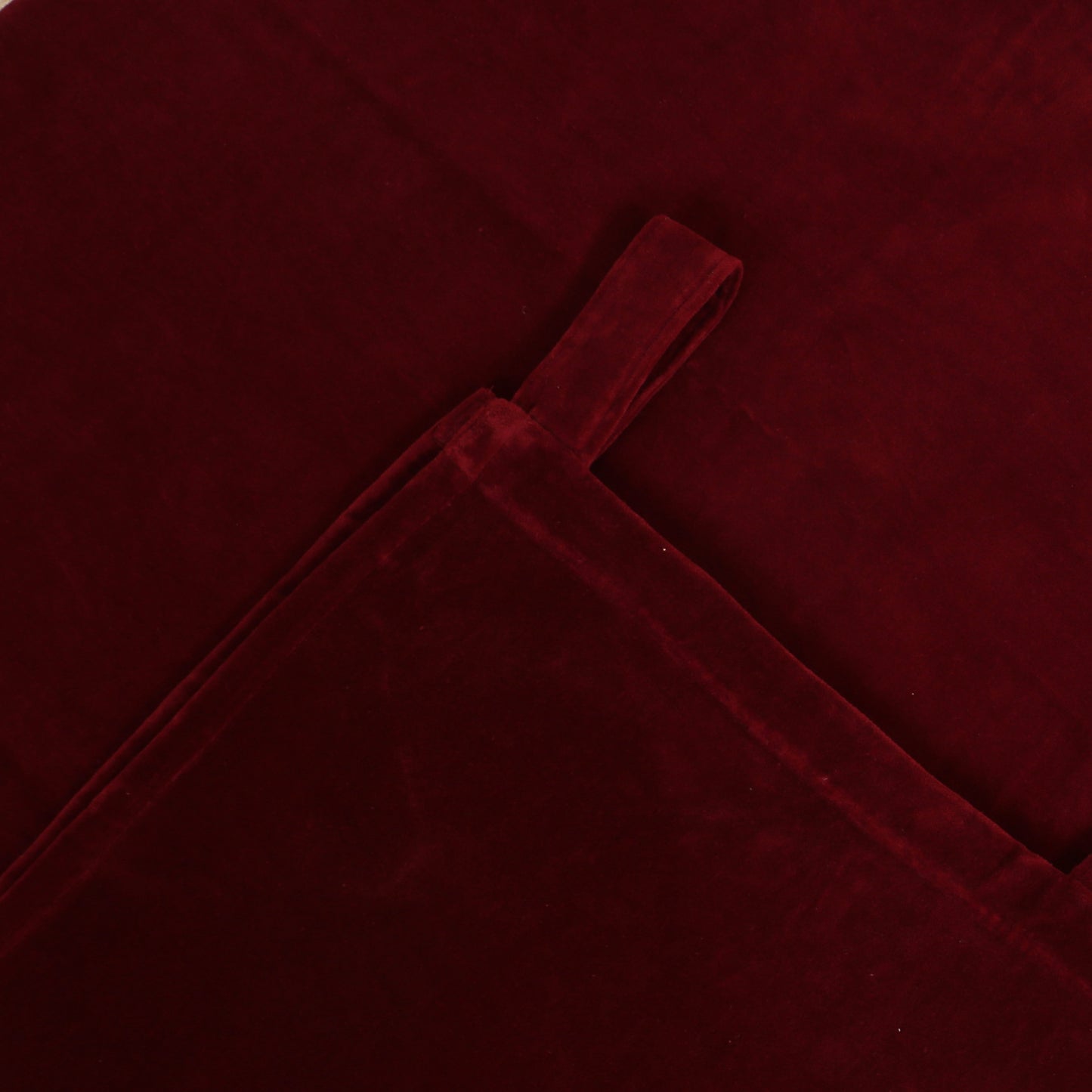 Solid Color 1 Velvet Curtain- Maroon