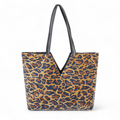 Leopard V Cut Hand Bag