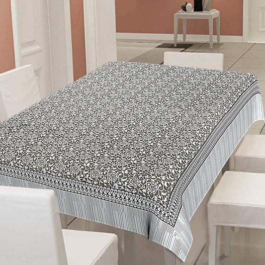 Classic 82 x 60 inches Dining Table Cover Grey  82 x 60 inches Dining Table Cover | Ready to Ship