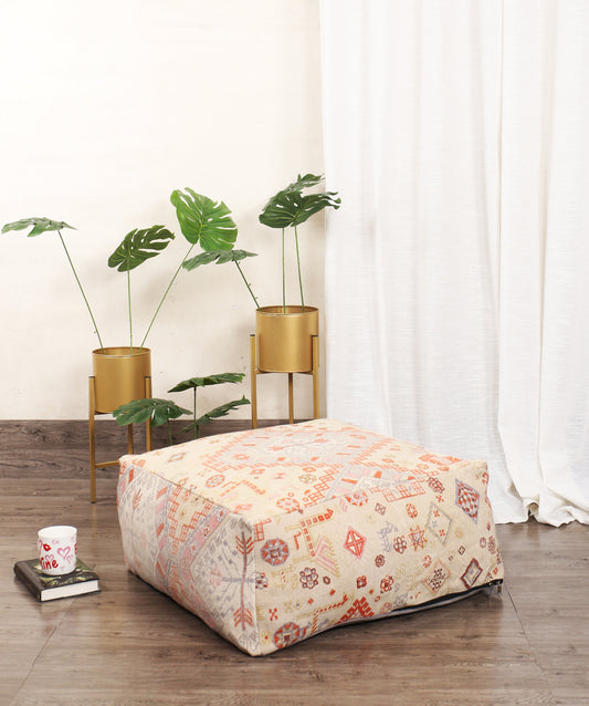 Rug Ottoman / bean bag- Pattern7