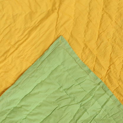 Yellow and Green Super Soft Reversible Quilt/Comforter