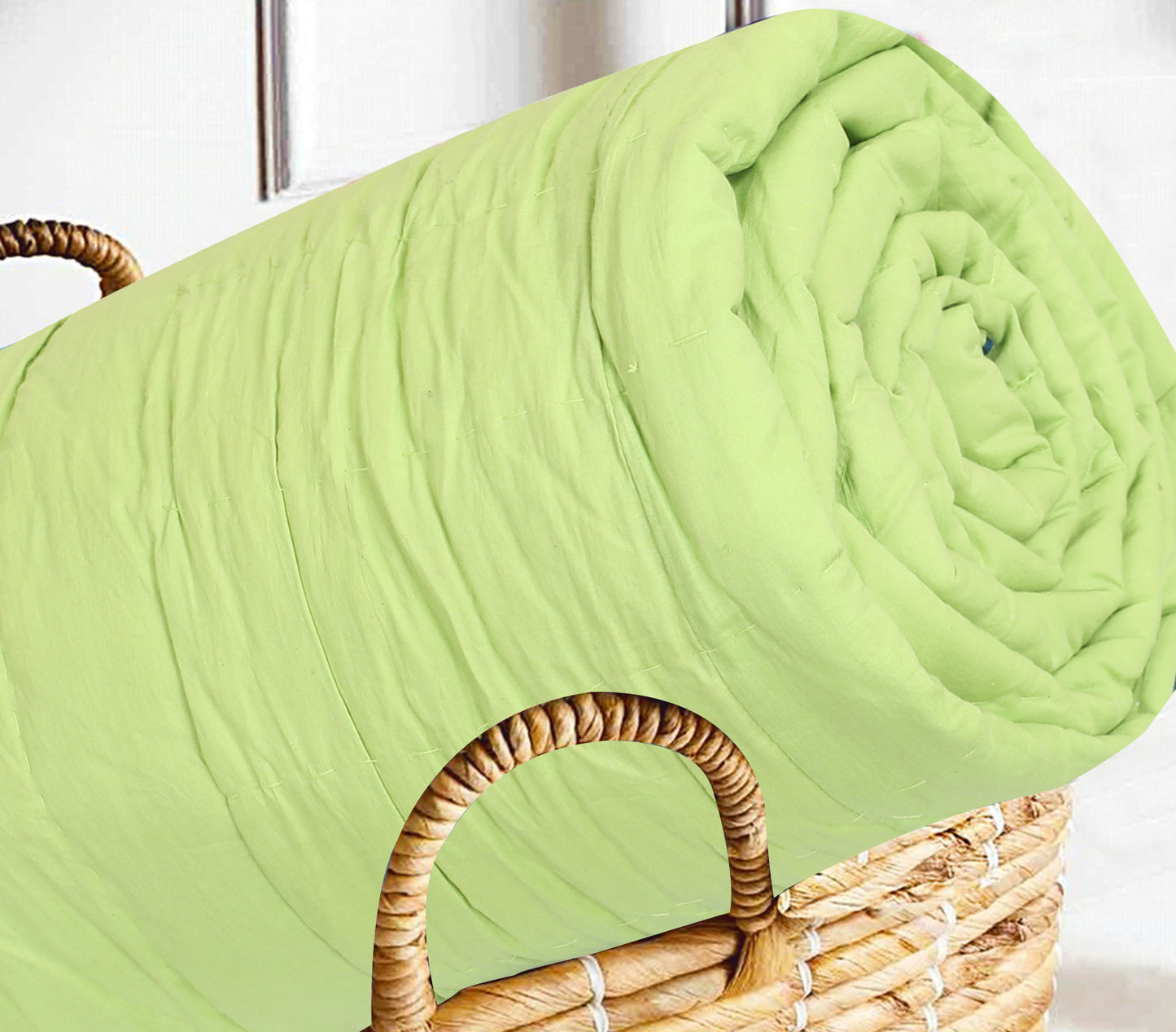 Green and Blue Super Soft Reversible Quilt/Comforter