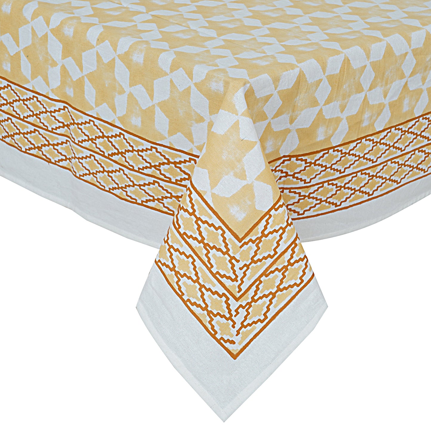 6/8 Seater Yellow Stars Dining Table Cover