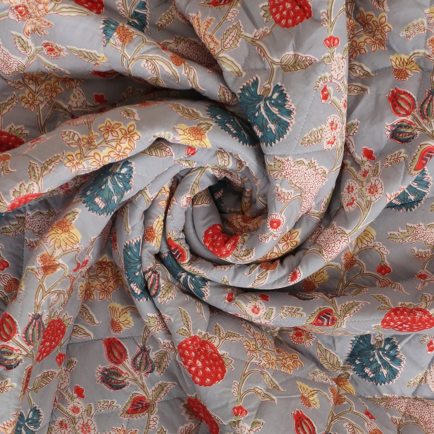 Tropical Print Super Soft Reversible Quilt/Comforter