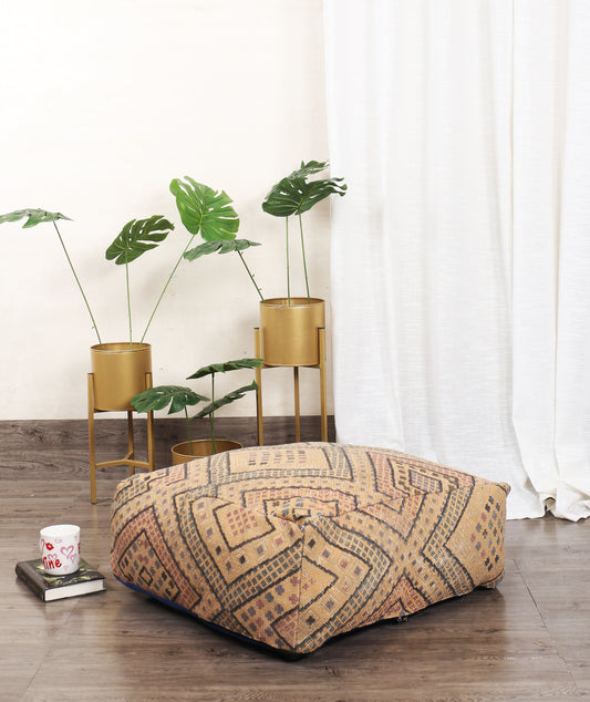 Rug Ottoman / bean bag- Pattern12