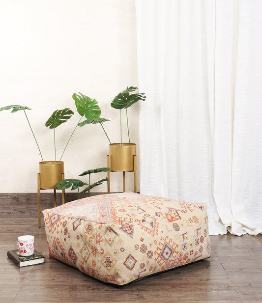 Rug Ottoman / bean bag- Pattern13