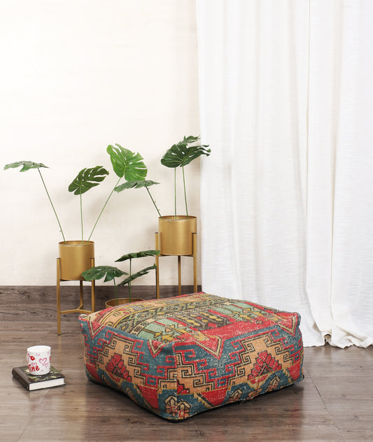 Rug Ottoman / bean bag- Pattern14