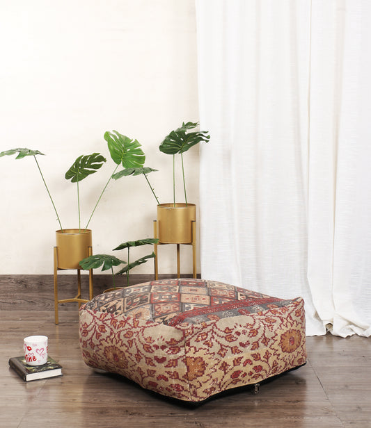 Rug Ottoman / bean bag- Pattern15