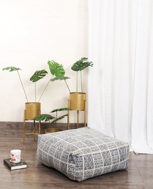 Rug Ottoman / bean bag- Pattern18