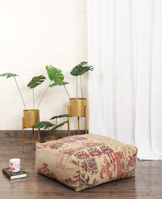 Rug Ottoman / bean bag- Pattern20