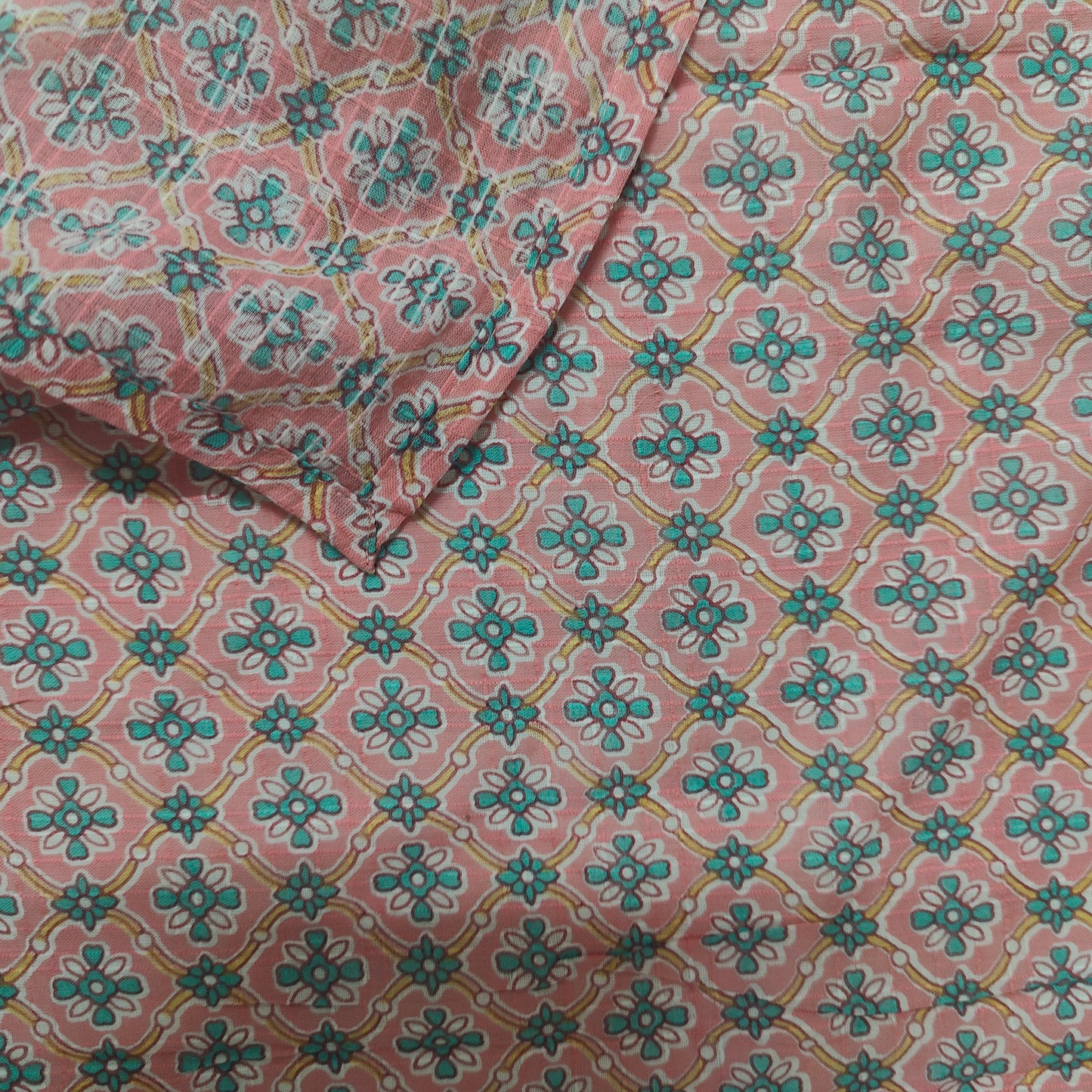 Cotton Scarf/ Stole Pink Vink- 110x180 cms