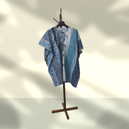 Cotton Cambric Kaftan for Summer DS4