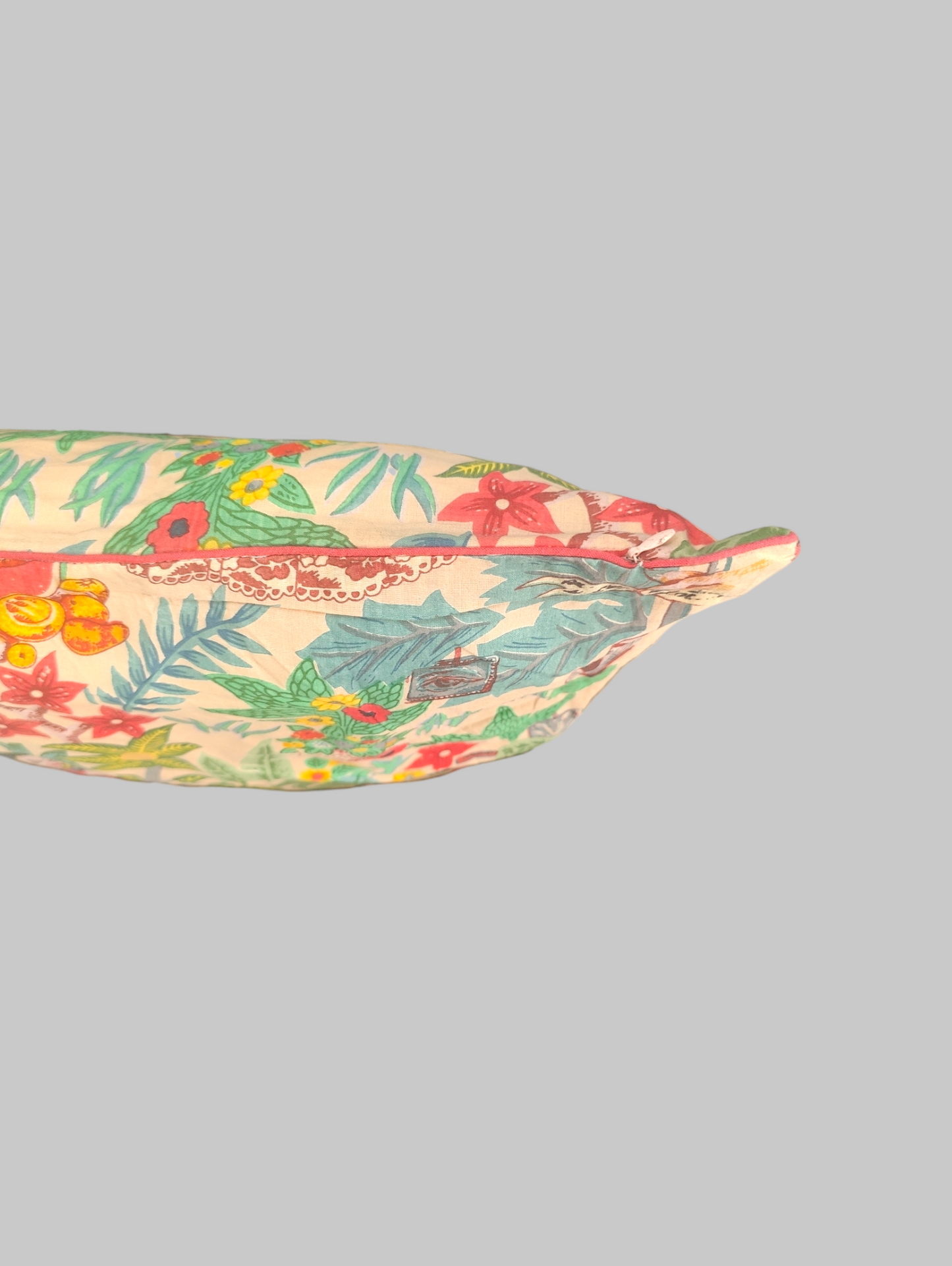 18" Frida peach Cotton Cushion Cover