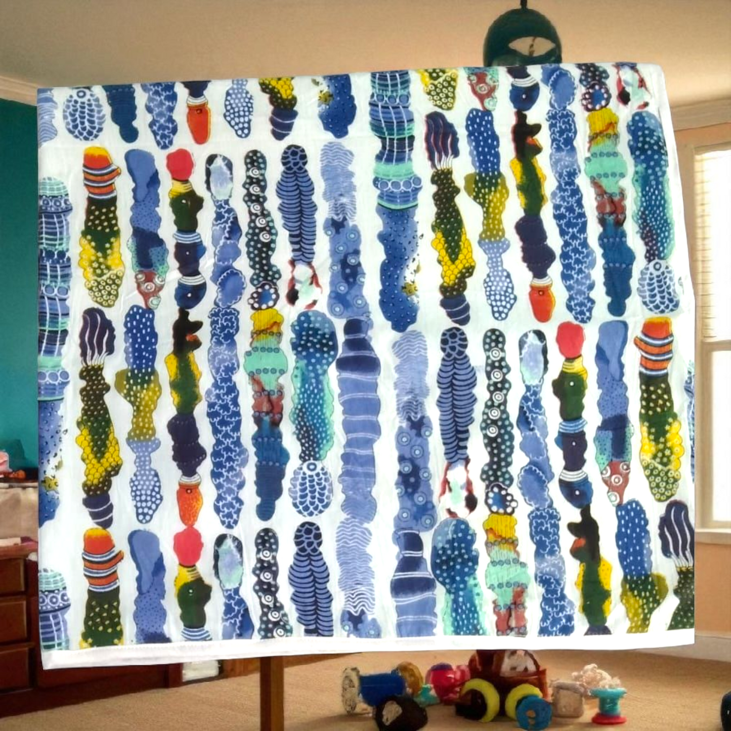 Baby dohar/ ac quilt ocean