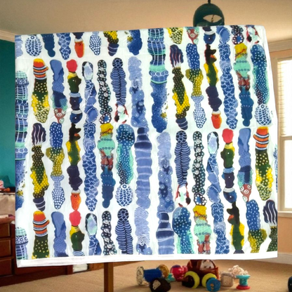 Baby dohar/ ac quilt ocean