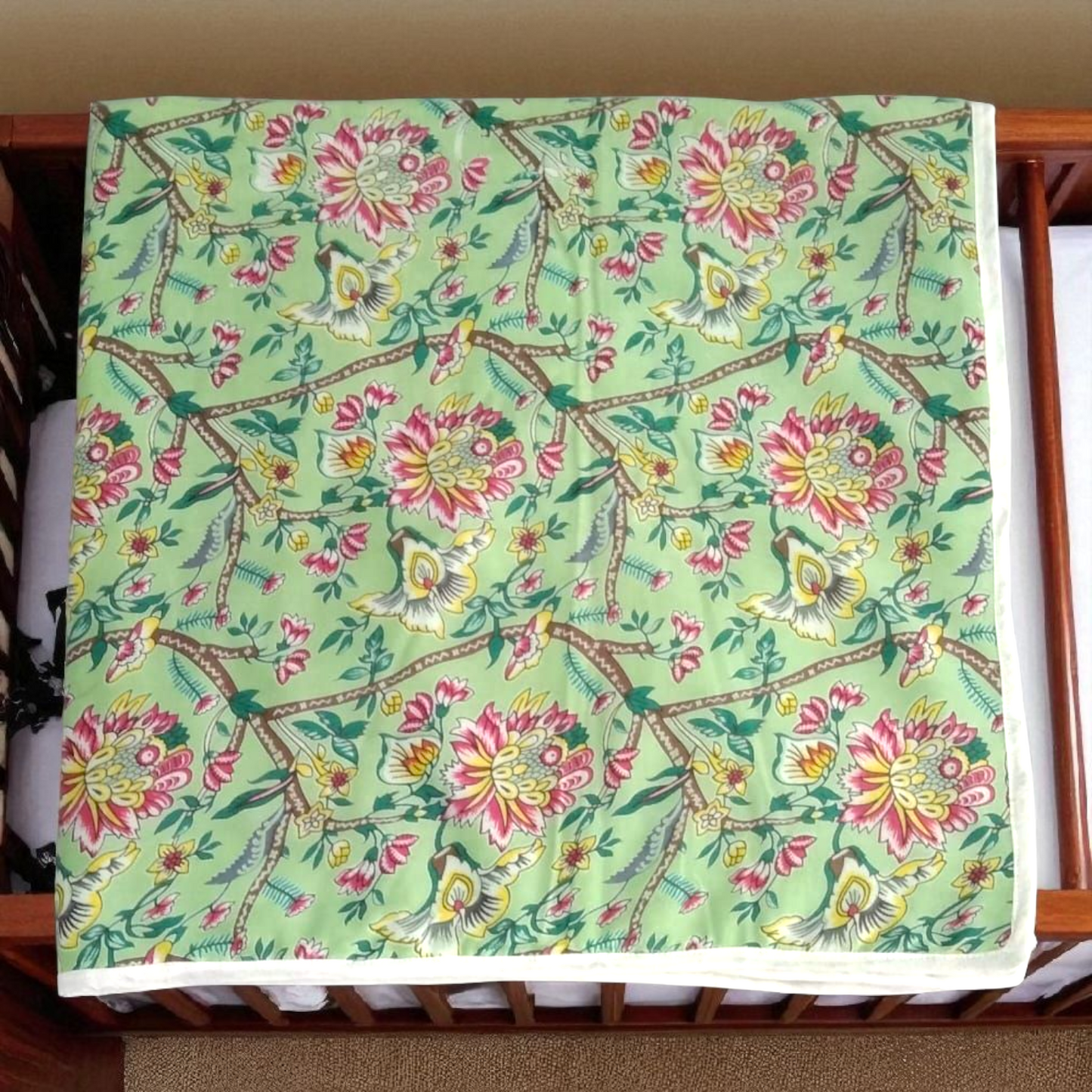 Baby dohar/ ac quilt green hues