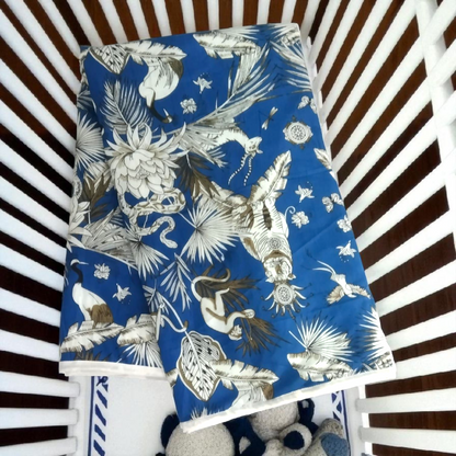 Baby dohar/ ac quilt Mystic blue