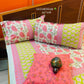 Double Bedsheet Set with pillow covers- Gulmohar 20