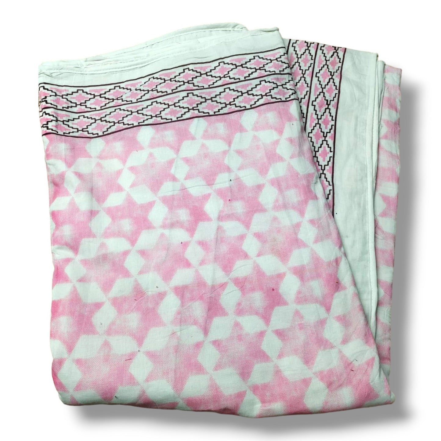 Malmal AC Quilt/Dohar-Starry pink -Single Bed