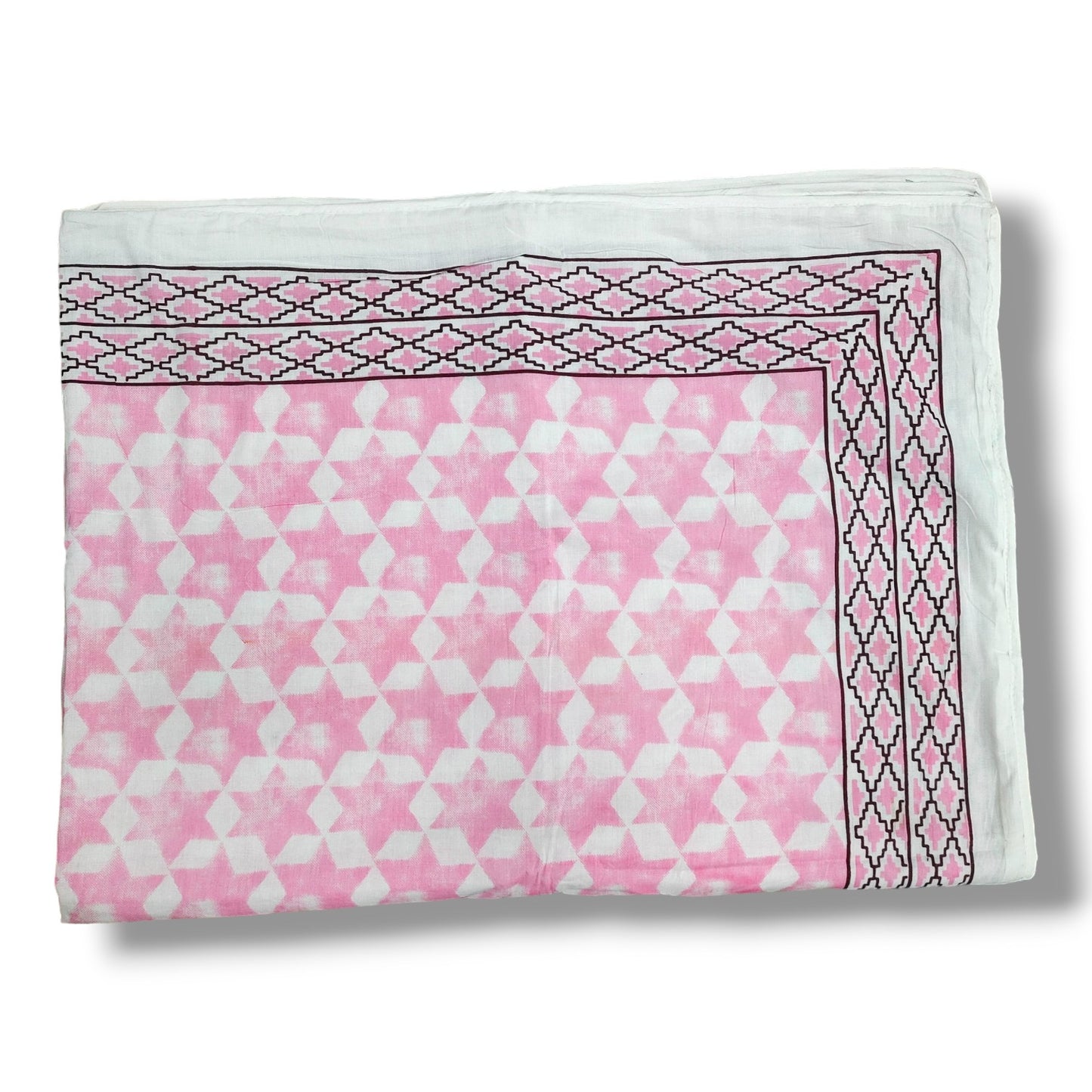 Malmal AC Quilt/Dohar-Starry pink -Single Bed