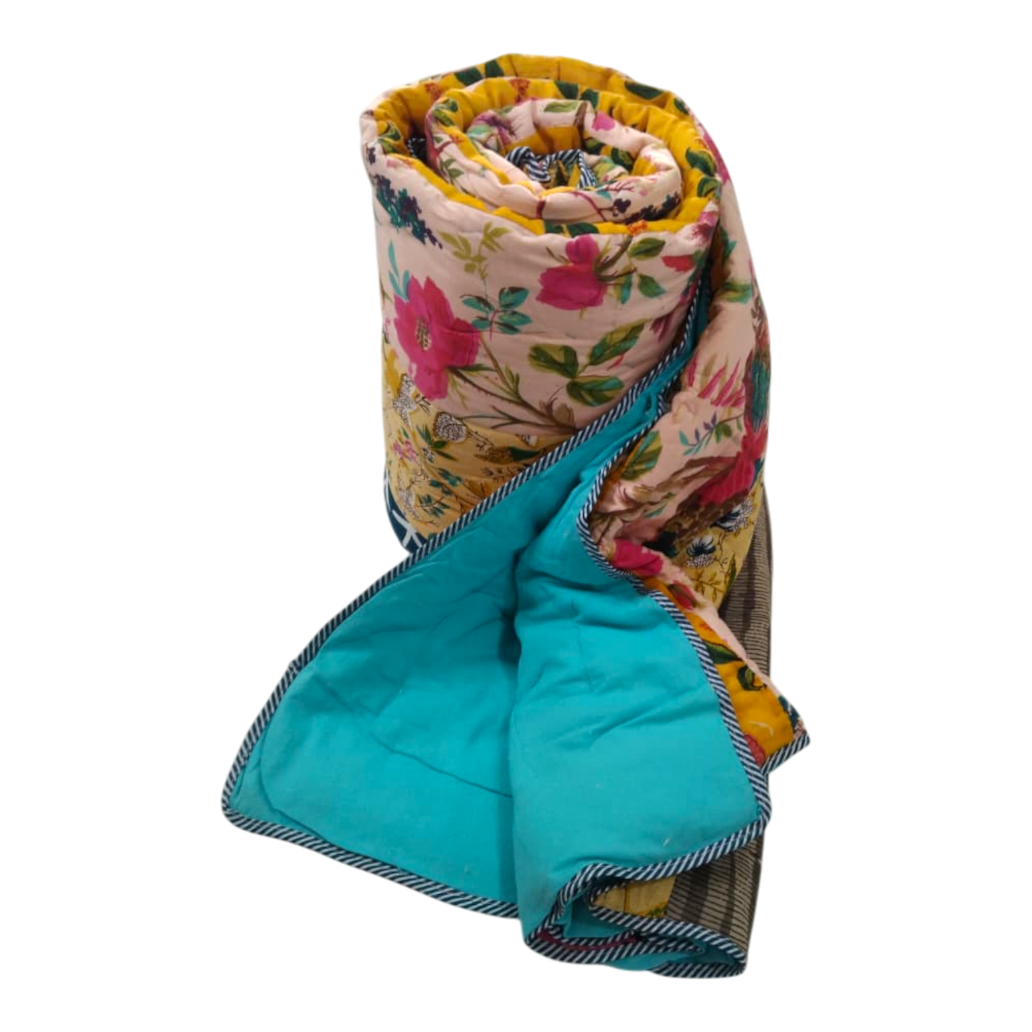Patchwork Cotton cambric single Quilt