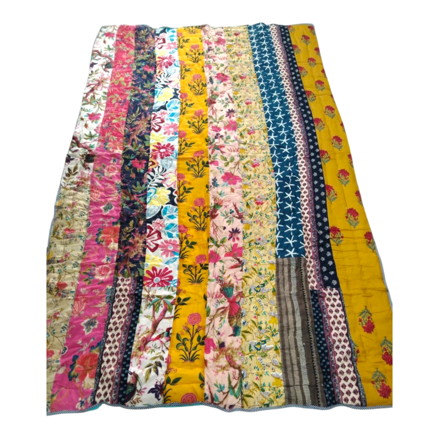 Patchwork Cotton cambric single Quilt