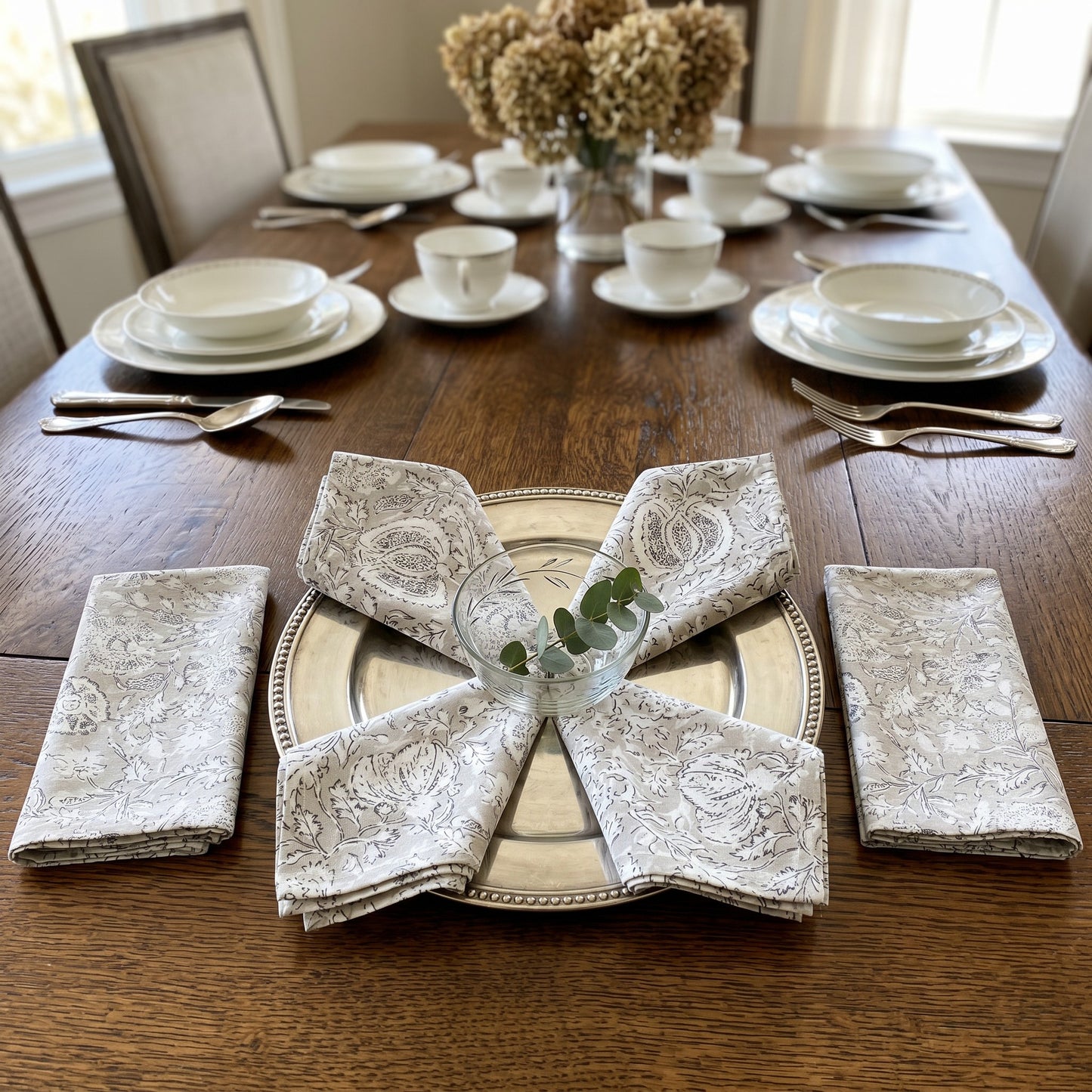 Set of 6 Cotton Cambric Napkins