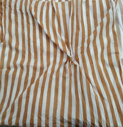 Thick Stripes Cotton cambric 44 inches width Fabric per meter