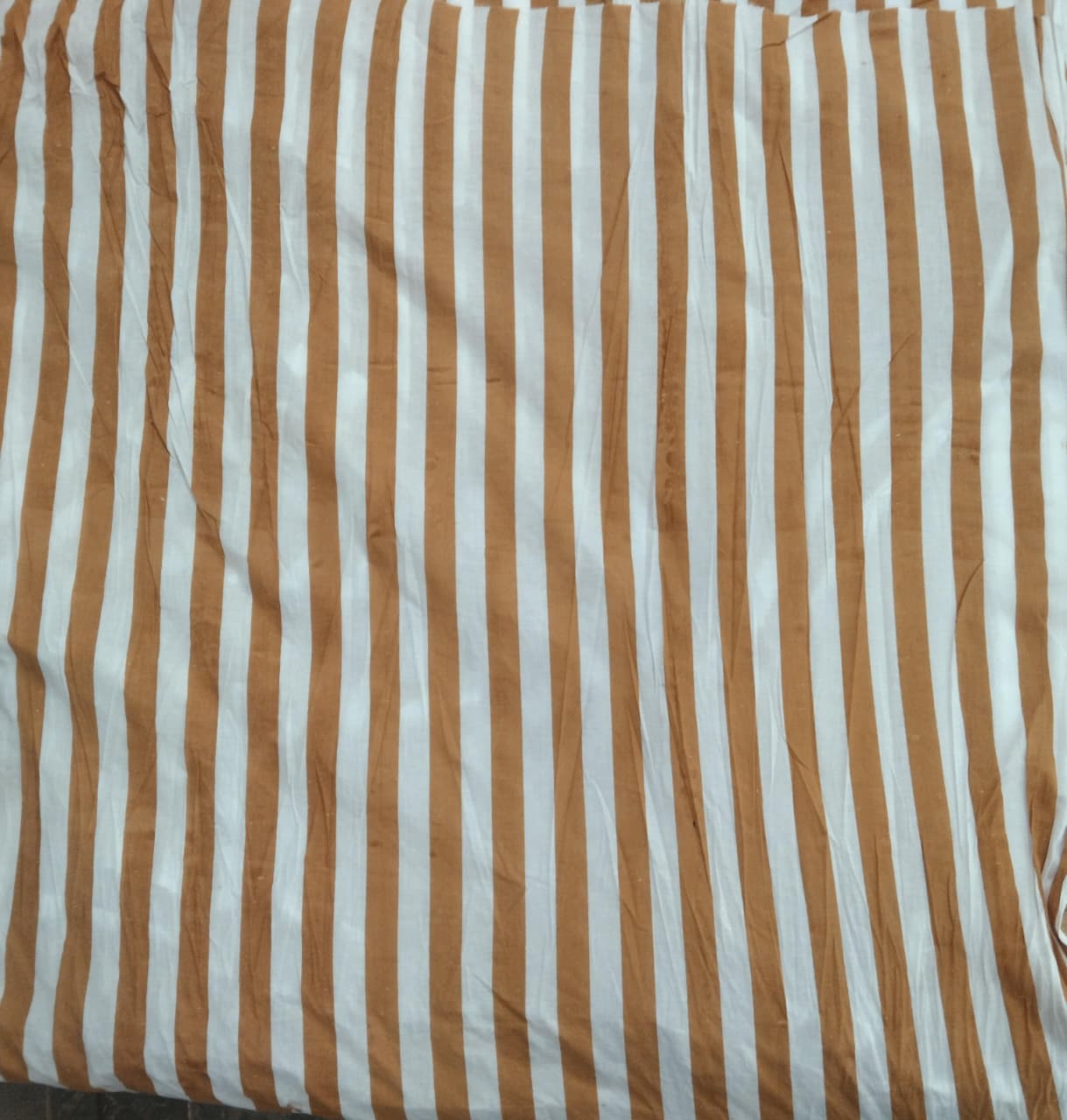 Thick Stripes Cotton cambric 44 inches width Fabric per meter