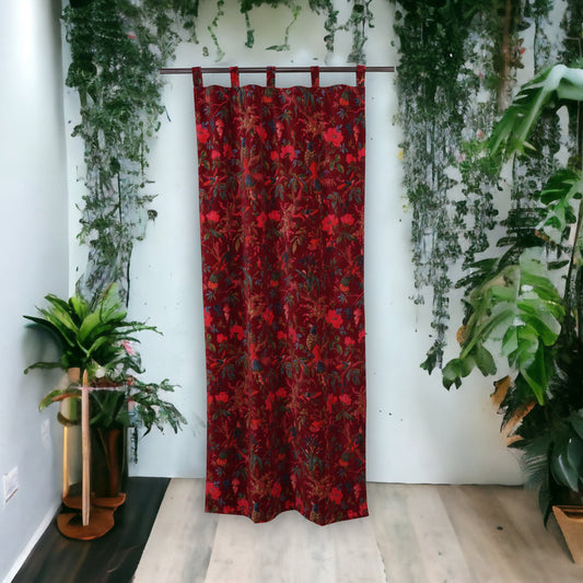 limited time holiday sale Birds of Paradise 1 Velvet Curtain