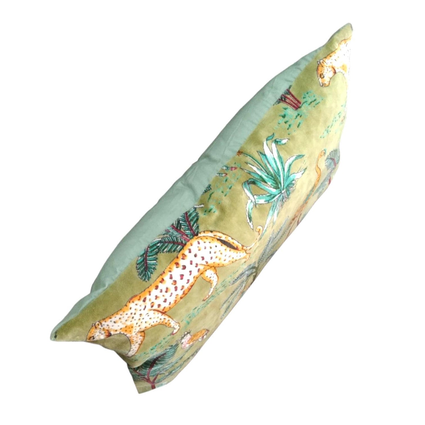 Jungle Velvet Cushion Cover/ Sham cover 30x50 cms