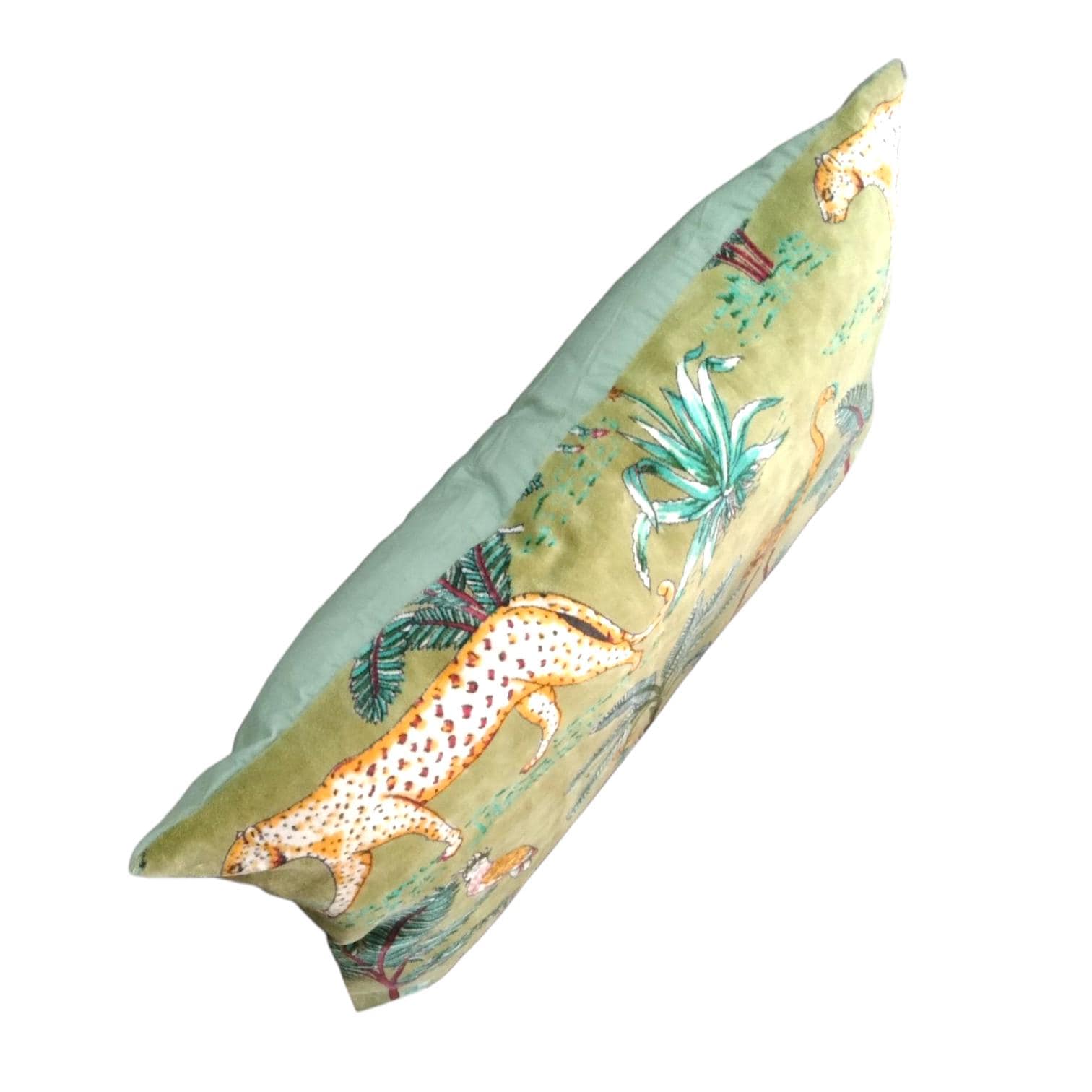 Jungle Velvet Cushion Cover/ Sham cover 30x50 cms