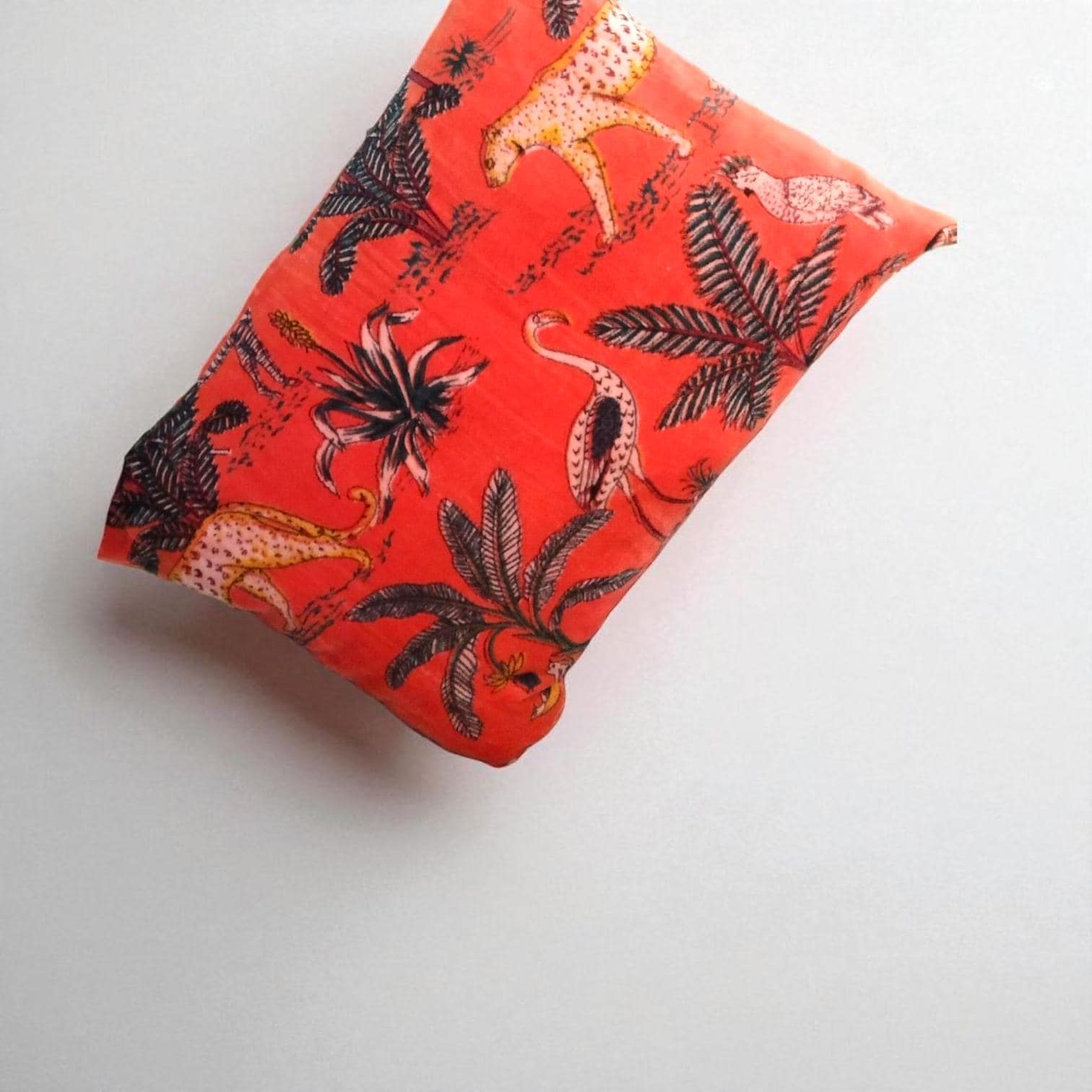 Jungle Velvet Cushion Cover/ Sham cover 30x50 cms