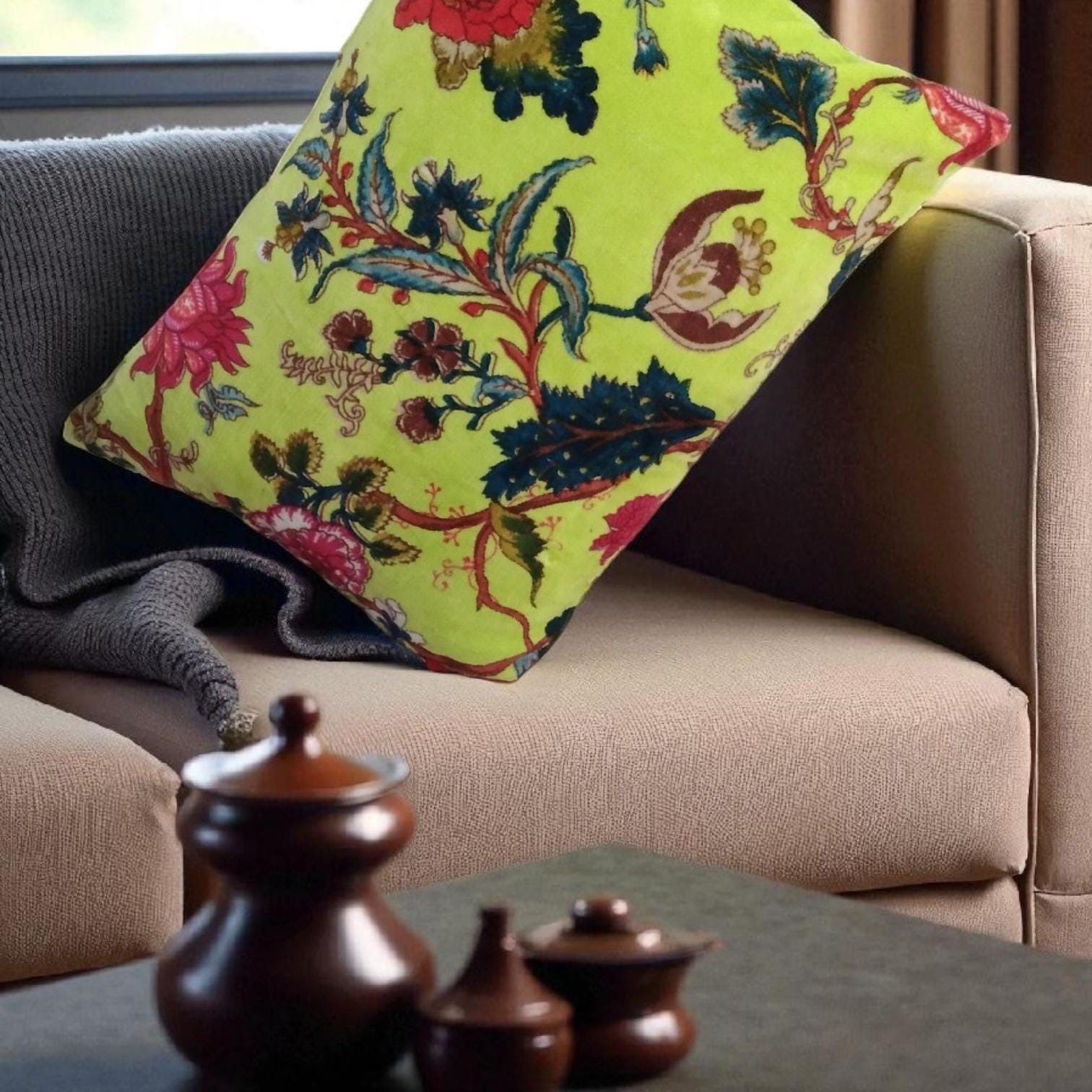 Tree of life Velvet Cushion Cover/ Sham cover 30x50 cms