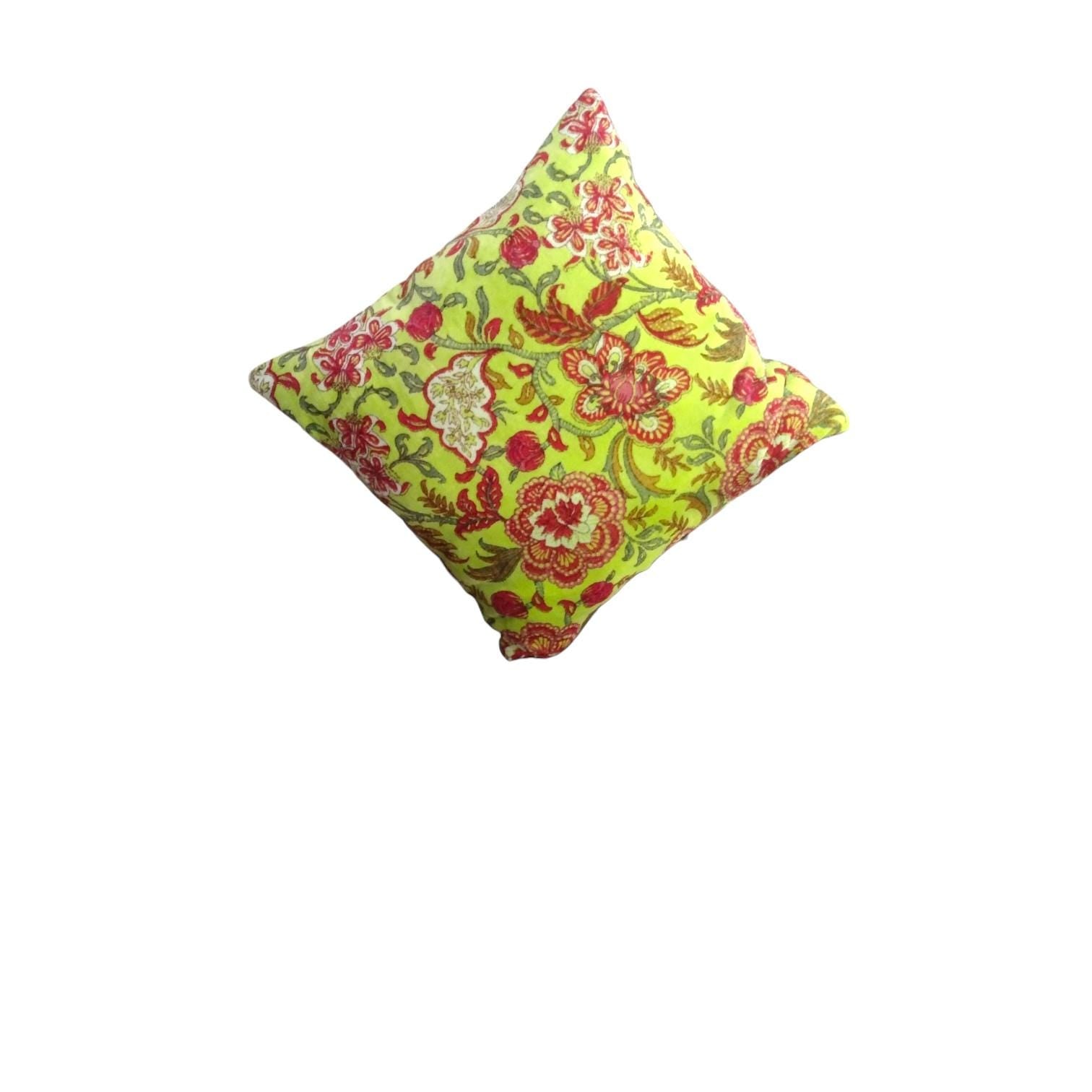 floral cushion cover 18x18 inches
