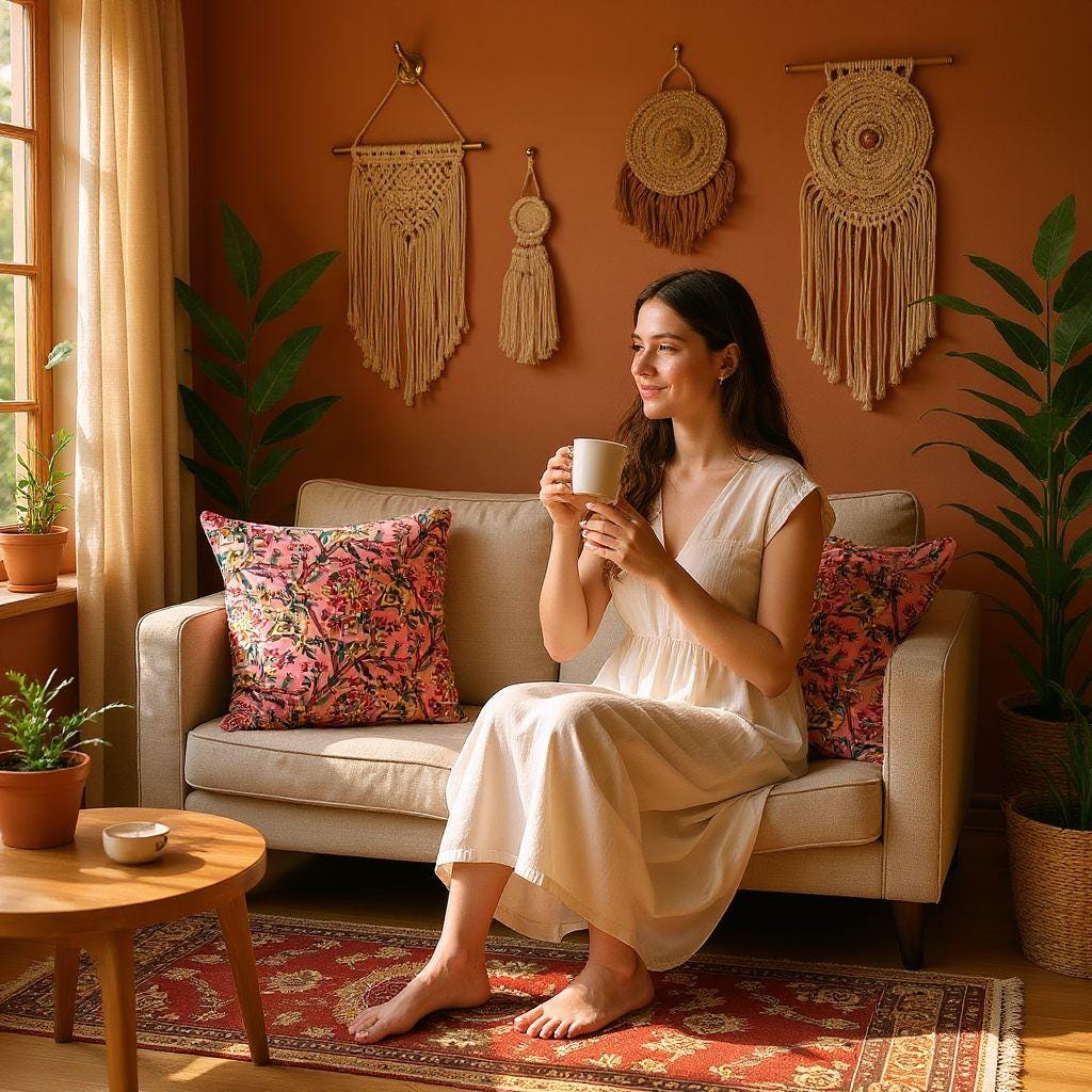 Decorative Floral Throw Pillow Cover, Pink with Botanical Print, Cotton, Square, Indoor Home Decor for Chair, Couch