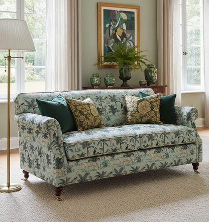 Jungle Print Velvet Fabric for Upholstery