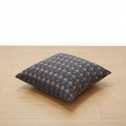 limited time holiday sale Cotton Velvet Midnight Lotus Motifs Cushion Cover 18x18" Double Sided Print Top Zip