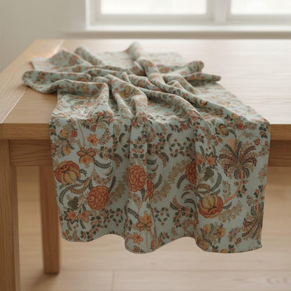 Cotton Velvet Fabric for Upholstery / DIY/ Dresses - Vintage floral Mukut 2