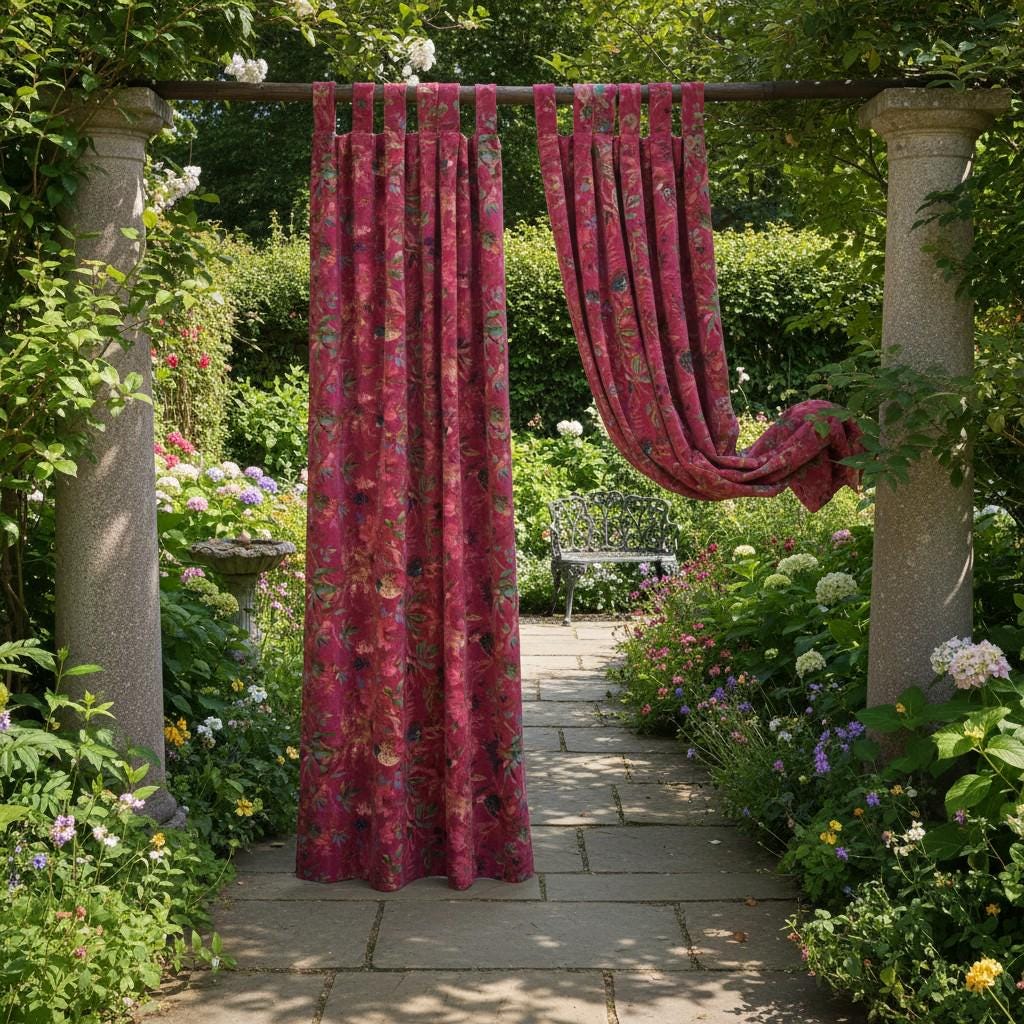 limited time holiday sale Birds of Paradise 1 Velvet Curtain