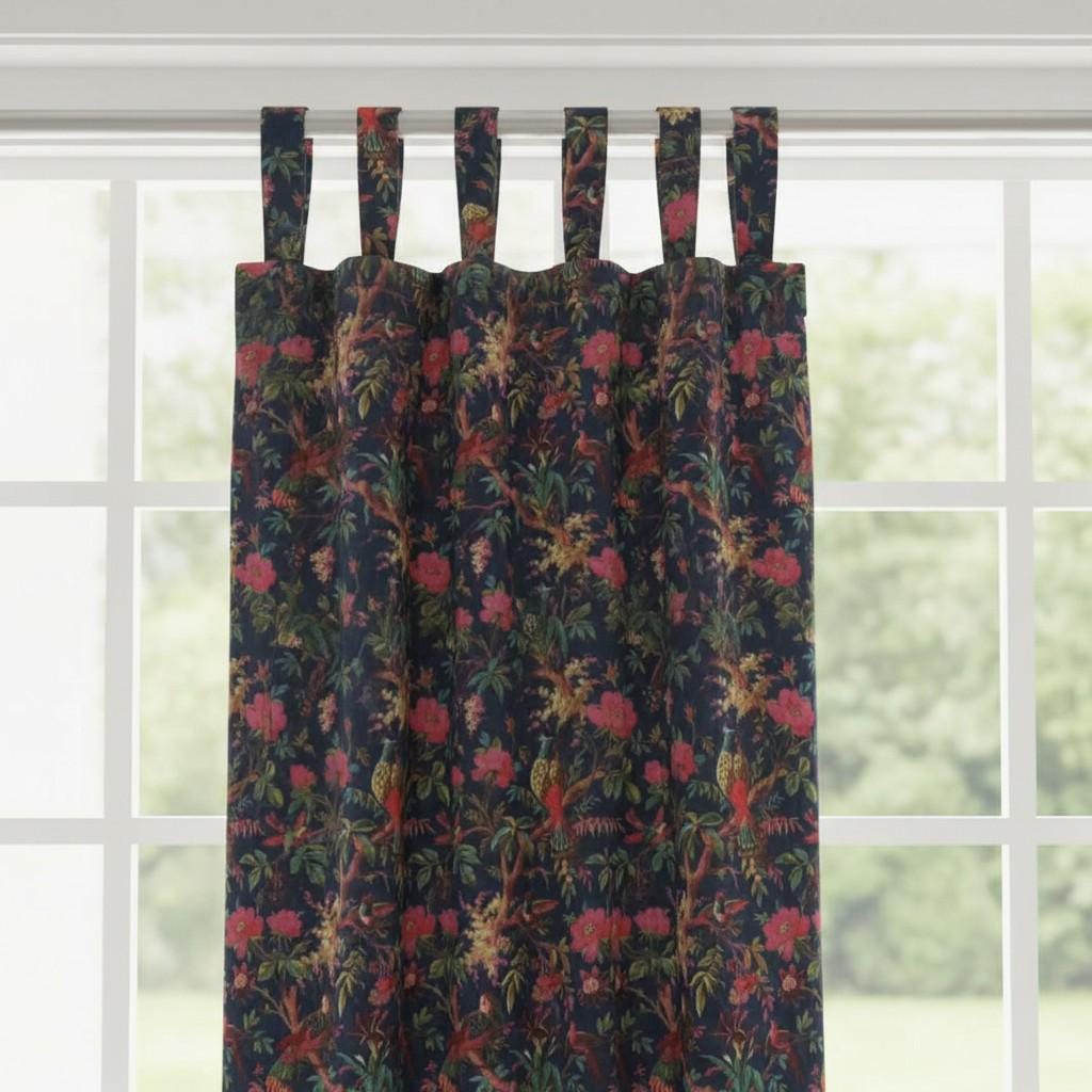 limited time holiday sale Birds of Paradise 1 Velvet Curtain